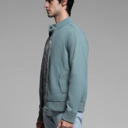 Jack & Jones Sage Green Cotton Regular Fit Jacket image 3