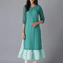 Aurelia Green Straight Kurta-picture-18