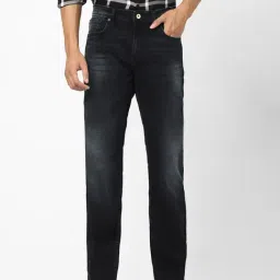 celio Celio* Black Cotton Straight Fit Jeans-picture-16