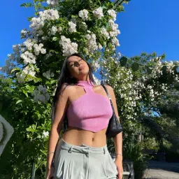 Forever 21 Pink Regular Fit Crop Top-image-75
