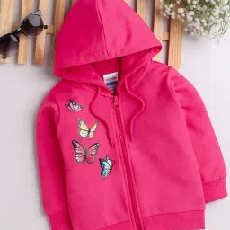 Bumzee Kids Pink Printed Full Sleeves Sweatshirt-picture-15