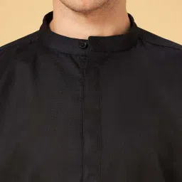 Urban Ranger by Pantaloons Black Iris Cotton Regular Fit Shirt image 5