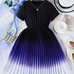 BAESD Print Fit & Flare Midi Dress image 1