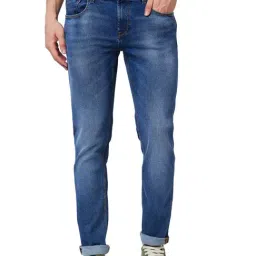 Spykar Blue Cotton Skinny Fit Jeans-picture-19