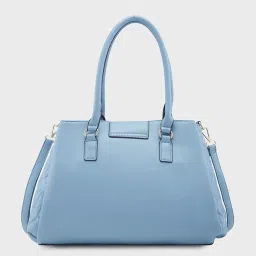 Caprese Faux leather Powder Blue Women Stachel Handbag image 3