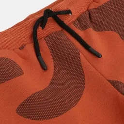 Blue Giraffe Boys Rust Printed 1 Sweatpant image 3