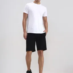 JadeBlue Black Slim Fit Shorts image 5