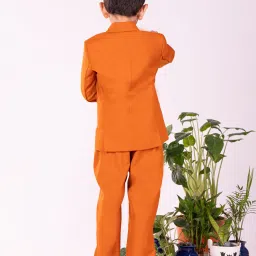 VASTRAMAY Boys White Cotton Blend SuitSets image 3