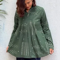 Chidiyaa Shalini Block Printed Cotton Kurta-picture-47