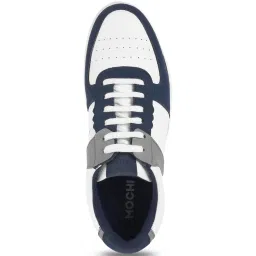 Mochi Men's Blue & White Casual Sneakers image 3