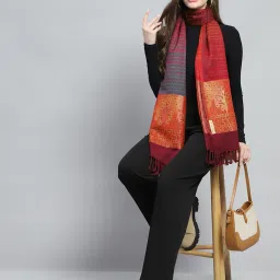 Monte Carlo Multicolor Floral Print Stole image 3