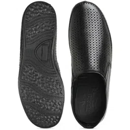 Regal Men's Black Mule Shoes image 3