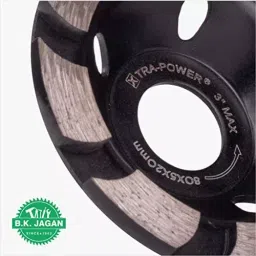 B K JAGAN & CO 3 inch Diamond Cup Wheel Segmented for Heavy Duty Work (80 mm) image 4
