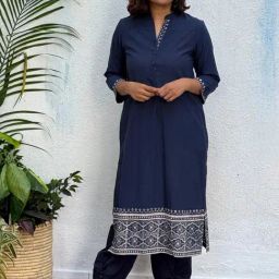 Chidiyaa Chashni Block Printed Cotton Kurta-picture-35