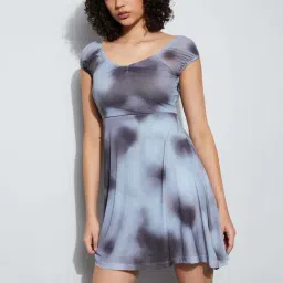 Ginger By Lifestyle Grey Regular Fit Printed Dress-picture-39