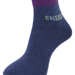 Dollar Multi Cotton Free Size Self Pattern Socks - Pack of 3 image 4