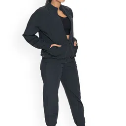 STRCH Unisex Nylon Lightweight Longline Outdoor Bomber Jacket image 5