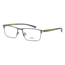 IDEE Grey Rectangular Eye Frames for Men-picture-12