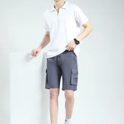 Monte Carlo Men Solid Regular Fit Shorts image 2