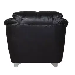 Parin SS C35 1S Black Leatherette 1 Seater Sofa 28 kg image 4