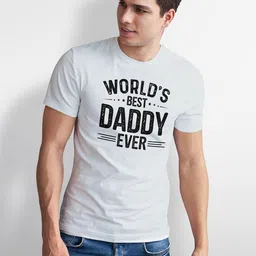 Seekbuylove Typography Printed Round Neck Pure Cotton Bio Finish T-shirt image 4