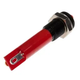 RS PRO Red Panel Mount Indicator 12V DC, Mounting Hole Size 6 mm, Termination Type Solder Tab, Model No 206003 image 3