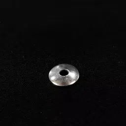 Johnson Tools 10.28mm Approx Silver Flat Metal Ear Back Stoppers Stud Earring Plugs (Pack of 100) image 2