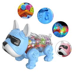 Sanjary Robot Gear Dog toy for Kids Battery Operated Smart Intelligent Lovely Dog color design may vary-picture-26