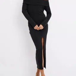 StyleCast Women Off-Shoulder Bodycon Midi Dress-picture-10