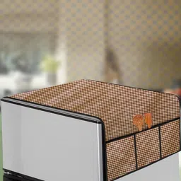 The Furnishing Tree Brown Plastic Refrigerator Cover-picture-37