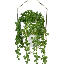 Myntra Elegant Homes White & Yellow Hexagon Shaped Ceramic Planters image 3