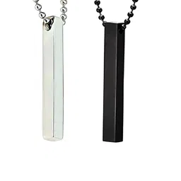 Roadster Silver-Plated Square Pendants image 4