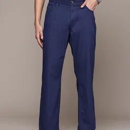 The Roadster Lifestyle Co. Men Pure Cotton Trousers-picture-34