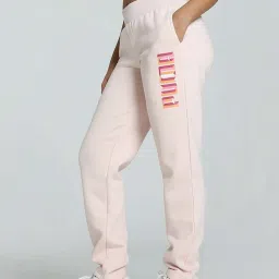 Puma Island Pink Cotton Regular Fit Trackpants image 3