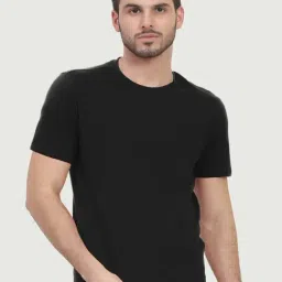 Freecultr Carbon Black Cotton Regular Fit T-Shirt-picture-24