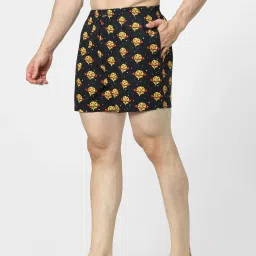 Jack & Jones Black Printed Boxers image 3