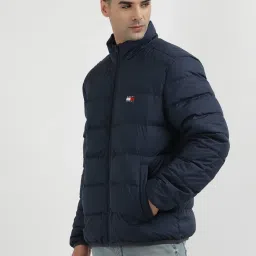 Tommy Hilfiger Navy Regular Fit Quilted Jacket image 3