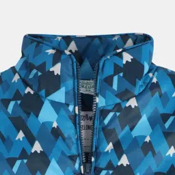 Miniklub Boys Blue Regular Fit Woven Jacket image 5