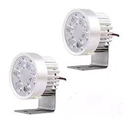 Cartronics Round 6 LED Motorcycle Light Bike Fog Lamp for Bajaj Pulsar RS400 image 5