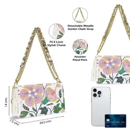 Lavie X Payal Singhal Limited Edition Abutilon Women's Flap Sling bag image 3