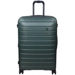 It luggage Forest Green 8 Wheels Medium Hard Cabin Trolley Bag-image-10