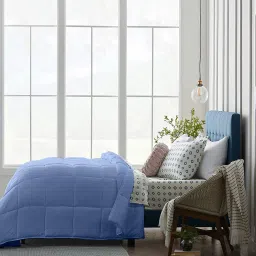 Razzai Blue Poly fill Basic Comforters image 3