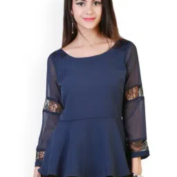 Belle Fille Navy Lace Top-picture-20