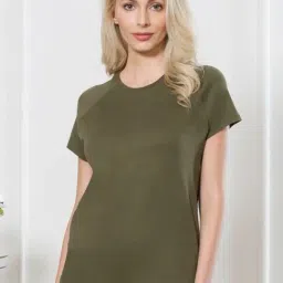 Van Heusen Green Cotton Regular Fit T-shirt-picture-28