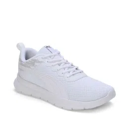 Puma Men's Ultragrip White Running Shoes image 3