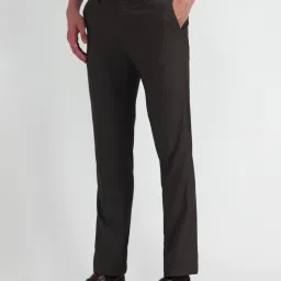 Arrow Grey Slim Fit Trousers image 3
