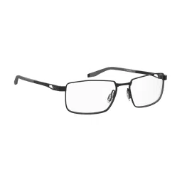 UNDER ARMOUR Matte Black Rectangular Eye Frames for Men image 3