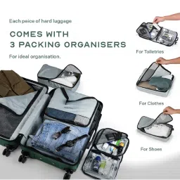 Assembly Green Textured Trolley Set of 2 - 20 inch & 28 inch image 3