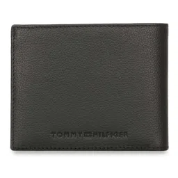Tommy Hilfiger Black Walworth Leather Small Passcase Wallet image 3