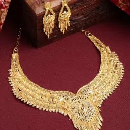 Zeneme Gold Plated Jewellery Set-picture-28